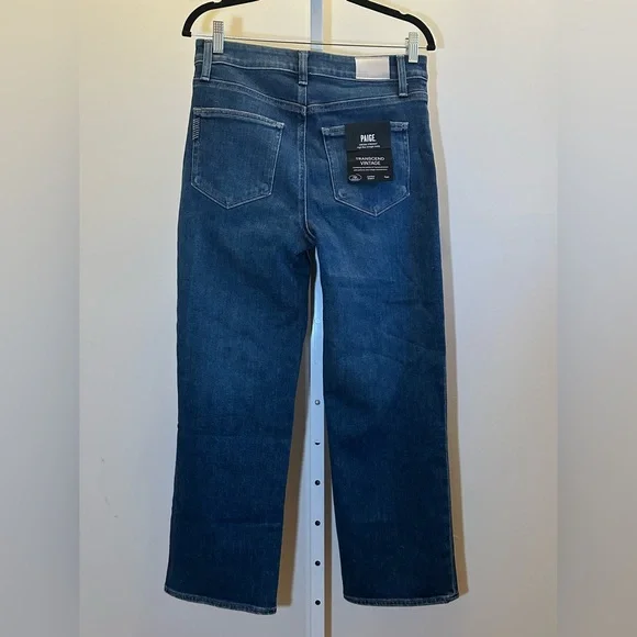 PAIGE Anessa High Rise Straight Leg Jeans Arpeggio Wash Size 28 NWT $249 - Picture 3 of 13